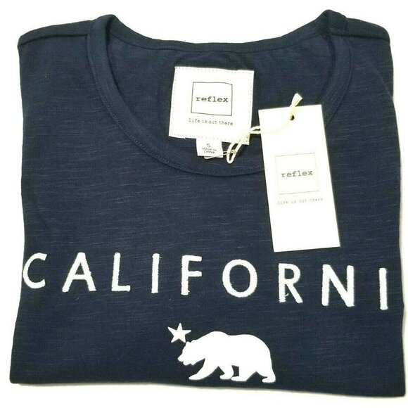 Reflex Women's T-shirt Embroidered‎ California Logo - Picture 4 of 6